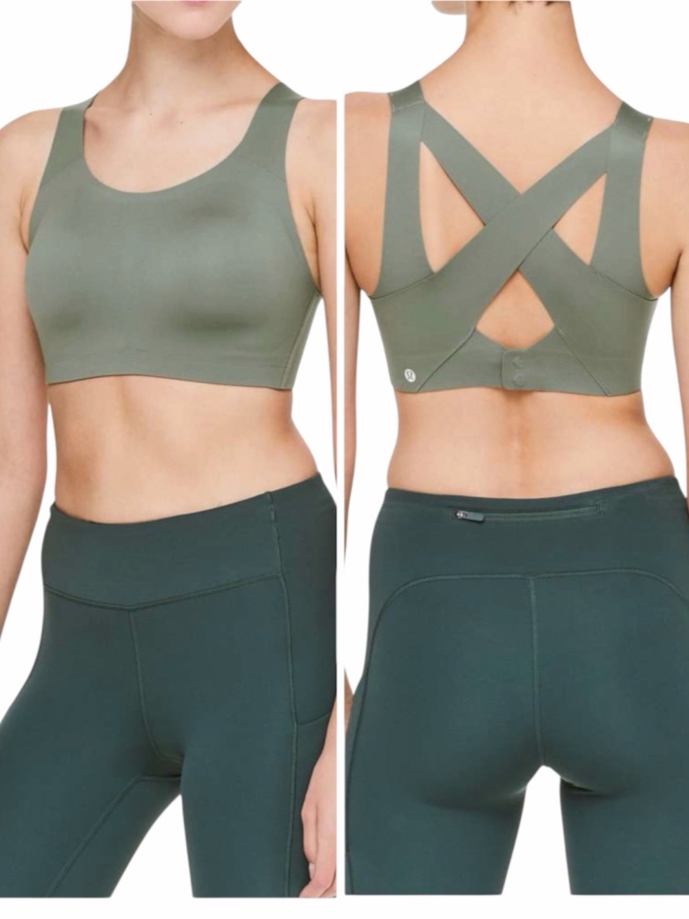 Lululemon Enlite Bra Misty Meadow Size 36DD